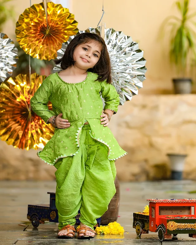 Pre-Order: Green Top with Green Pants Casual Drawstring Pants
