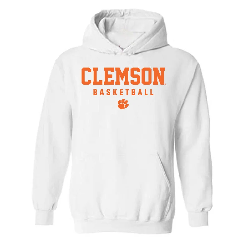 Clemson - NCAA Women's Basketball : Summah Evans - Classic Shersey Hooded Sweatshirt Hoodie with Reflective Safety Nightwear Clemson - NCAA Women's Basketball : Summah Evans - Classic Shersey Hooded Sweatshirt Hoodie with Reflective Safety Nightwear
