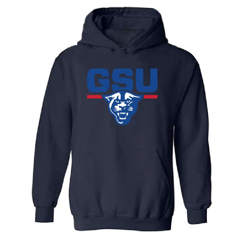 Georgia State - NCAA Women's Basketball : Morgan Robinson-Nwagwu - Classic Fashion Shersey Hooded Sweatshirt Hoodie with Side Slits Relaxed Casual Georgia State - NCAA Women's Basketball : Morgan Robinson-Nwagwu - Classic Fashion Shersey Hooded Sweatshirt Hoodie with Side Slits Relaxed Casual