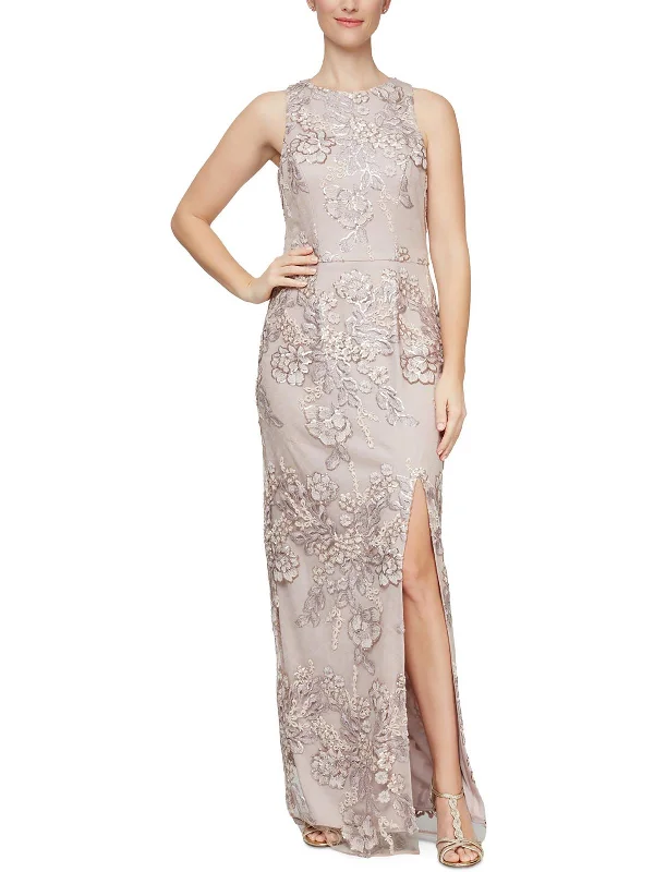 Womens Sequined Formal Evening Dress Tunics Modern contemporary