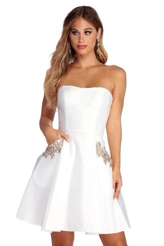 Rose Formal Satin Party Dress Halter Neckline Beach