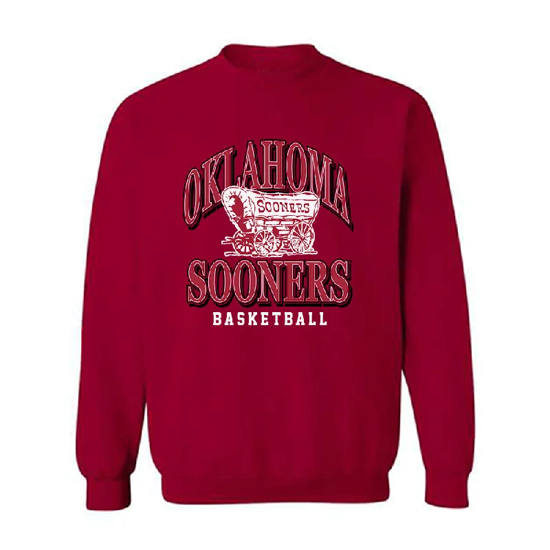 Oklahoma - NCAA Women's Basketball : Raegan Beers - Classic Shersey Crewneck Sweatshirt Hoodie with Thumb Holes Functional Cozy Oklahoma - NCAA Women's Basketball : Raegan Beers - Classic Shersey Crewneck Sweatshirt Hoodie with Thumb Holes Functional Cozy
