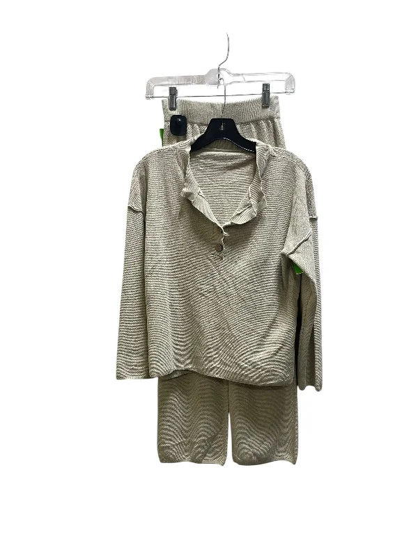 Pants Set 2pc By Clothes Mentor In Cream, Size: S Modern Skinny Pants