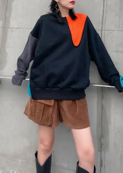 Organic big pockets pants loose khaki Fashion  high waist short pants Comfortable Fleece Pants