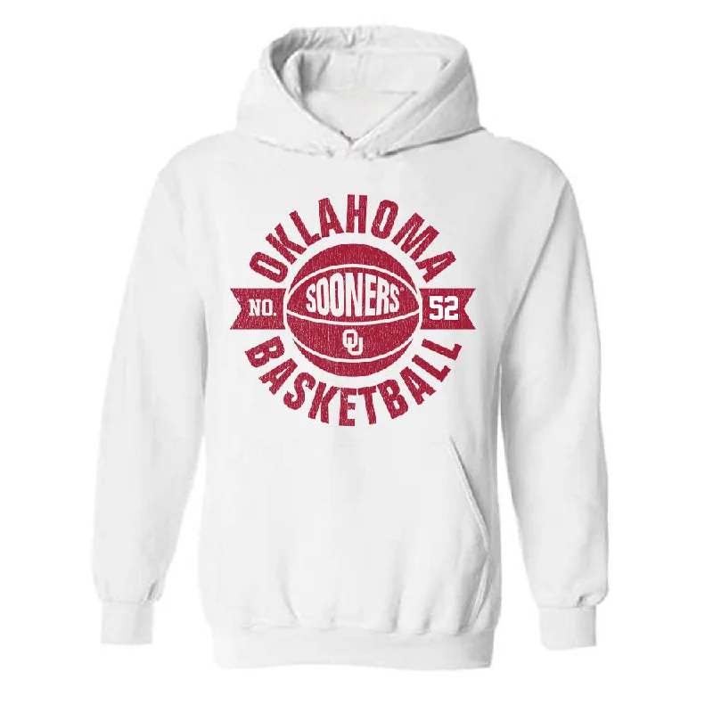 Oklahoma - NCAA Women's Basketball : Raegan Beers - Sports Shersey Hooded Sweatshirt Hoodie with Back Slit Movement Comfort Oklahoma - NCAA Women's Basketball : Raegan Beers - Sports Shersey Hooded Sweatshirt Hoodie with Back Slit Movement Comfort