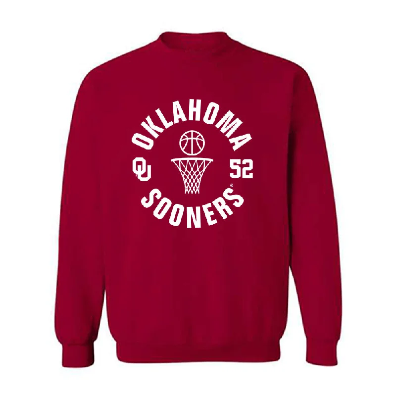 Oklahoma - NCAA Women's Basketball : Raegan Beers - Sports Shersey Crewneck Sweatshirt Hoodie with Rhinestones Sparkly Elegant