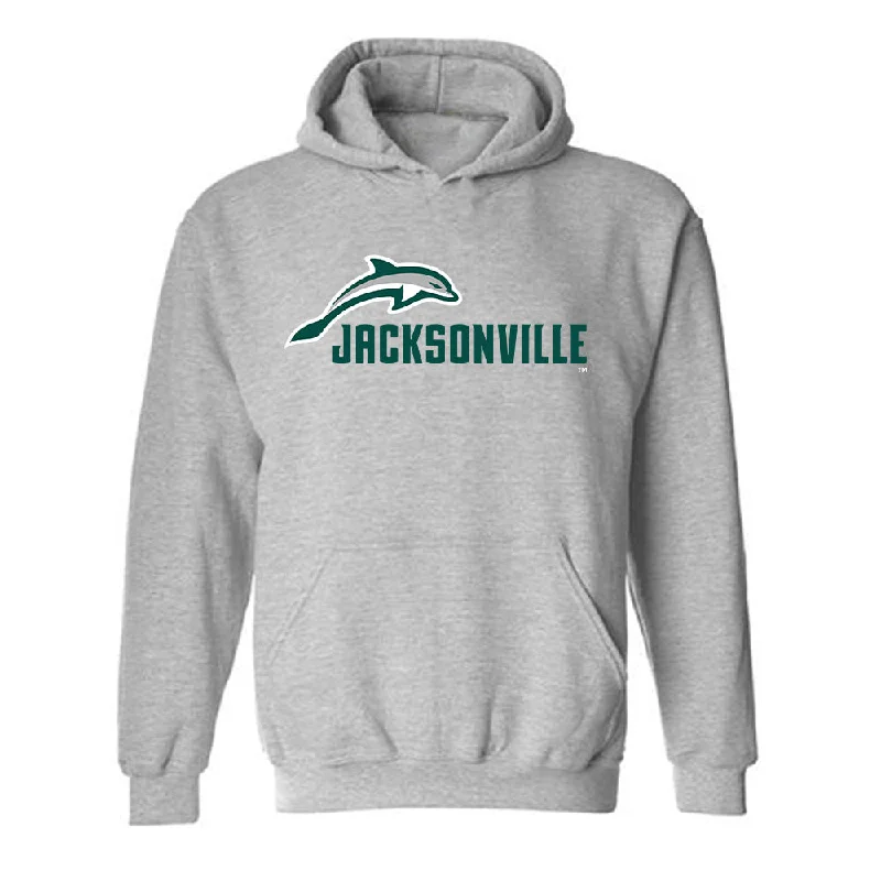 Jacksonville - NCAA Women's Basketball : Jada Jones - Classic Shersey Hooded Sweatshirt Hoodie with Hem Frayed Vintage Worn Jacksonville - NCAA Women's Basketball : Jada Jones - Classic Shersey Hooded Sweatshirt Hoodie with Hem Frayed Vintage Worn
