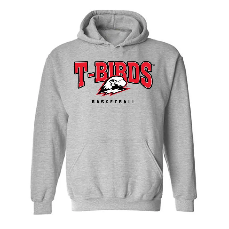 Southern Utah - NCAA Women's Basketball : Kortney Doman - Hooded Sweatshirt Hoodie with Hem Contrast Bold Stylish Southern Utah - NCAA Women's Basketball : Kortney Doman - Hooded Sweatshirt Hoodie with Hem Contrast Bold Stylish