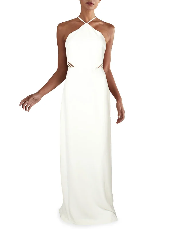 Womens Illusion Long Evening Dress Tunics Mesh breathable