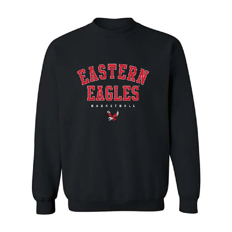 Eastern Washington - NCAA Women's Basketball : Ella Gallatin - Classic Shersey Crewneck Sweatshirt Hoodie with Pattern Geometric Abstract Eastern Washington - NCAA Women's Basketball : Ella Gallatin - Classic Shersey Crewneck Sweatshirt Hoodie with Pattern Geometric Abstract