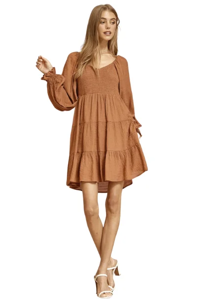 Caramel Macchiato Dress Tunics Handmade artisanal