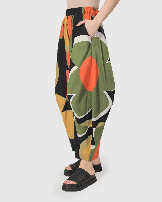 Alembika Clothing - GARDEN LANTERN PANTS, FINAL SALE ITEM Trendy Wide-Leg Pants