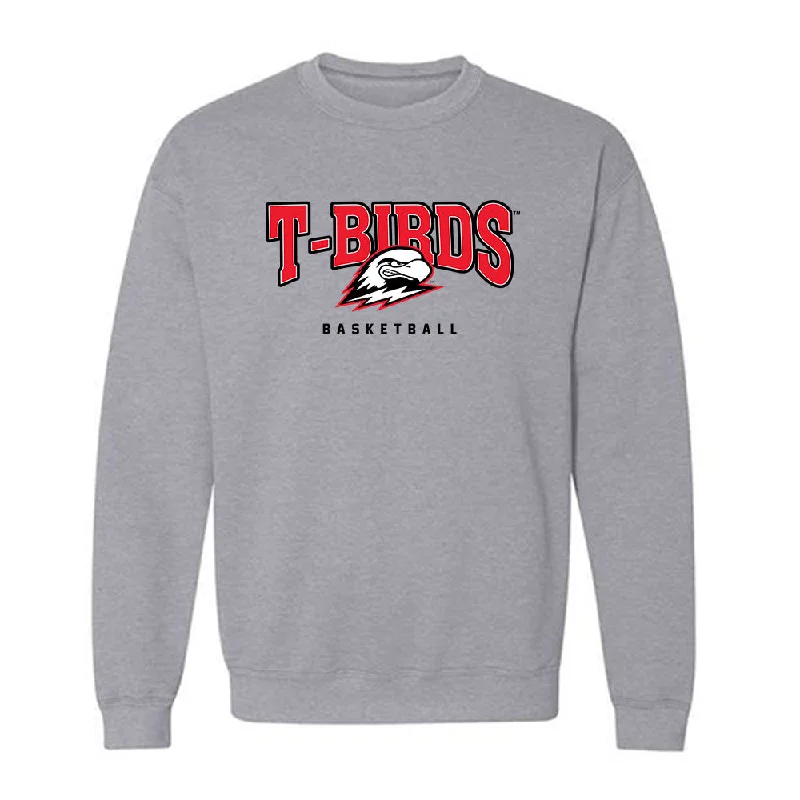 Southern Utah - NCAA Women's Basketball : Kortney Doman - Crewneck Sweatshirt Hoodie with Hem Raw Edge Edgy Unfinished Southern Utah - NCAA Women's Basketball : Kortney Doman - Crewneck Sweatshirt Hoodie with Hem Raw Edge Edgy Unfinished