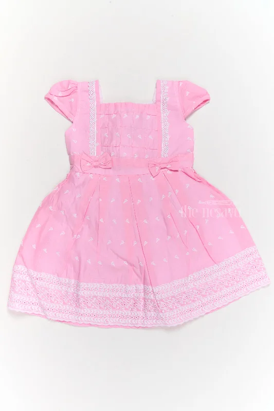 Best Cotton Dresses for Girls with Lace Trim and Bow Accents Tunics Trendy modern