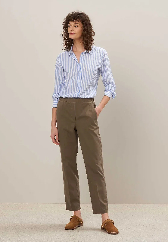 Pants Pharell Bbpf602 35-Army Fashionable Button-Up Pants
