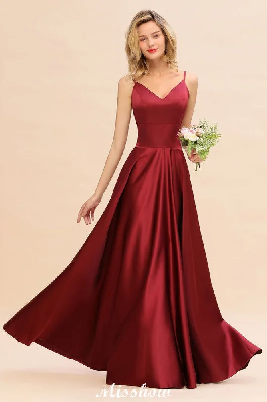 Burgundy Evening Maxi Dress Charming V-Neck Backless Wedding Party Dress Sequined Elegant Party Burgundy Evening Maxi Dress Charming V-Neck Backless Wedding Party Dress Sequined Elegant Party