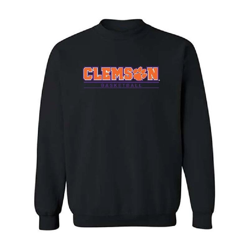 Clemson - NCAA Women's Basketball : Summah Evans - Classic Shersey Crewneck Sweatshirt Hoodie with Raglan Sleeves Sporty Comfortable Clemson - NCAA Women's Basketball : Summah Evans - Classic Shersey Crewneck Sweatshirt Hoodie with Raglan Sleeves Sporty Comfortable