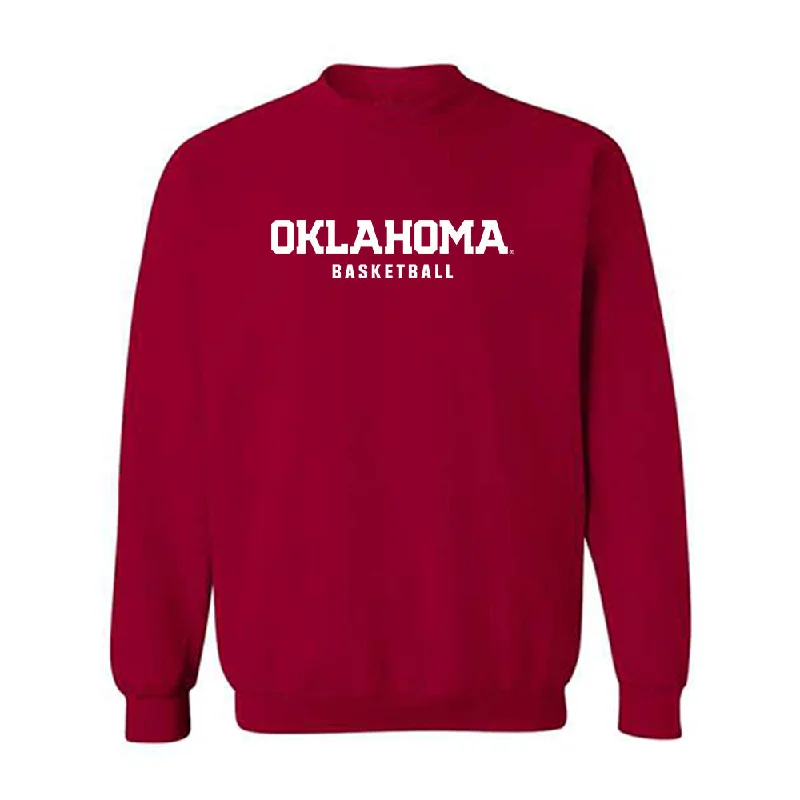 Oklahoma - NCAA Women's Basketball : Raegan Beers - Classic Shersey Crewneck Sweatshirt Hoodie with Hem Elastic Stretchable Comfortable Oklahoma - NCAA Women's Basketball : Raegan Beers - Classic Shersey Crewneck Sweatshirt Hoodie with Hem Elastic Stretchable Comfortable