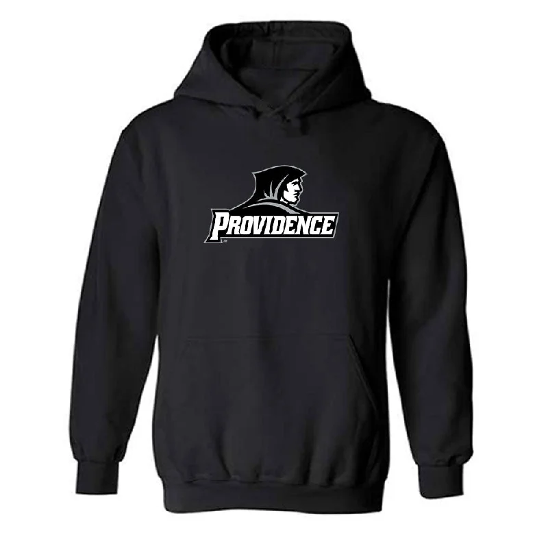 Providence - NCAA Women's Basketball : Marta Morales - Sports Shersey Hooded Sweatshirt Hoodie with Belted Waist Structured Tailored