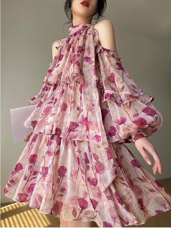 Floral Mini Dress Beach Style Woman Boho Autumn Long Sleeve Short Party Dress Casual Elegant Korean Fashion Dress Female Tunics Top rated Floral Mini Dress Beach Style Woman Boho Autumn Long Sleeve Short Party Dress Casual Elegant Korean Fashion Dress Female Tunics Top rated