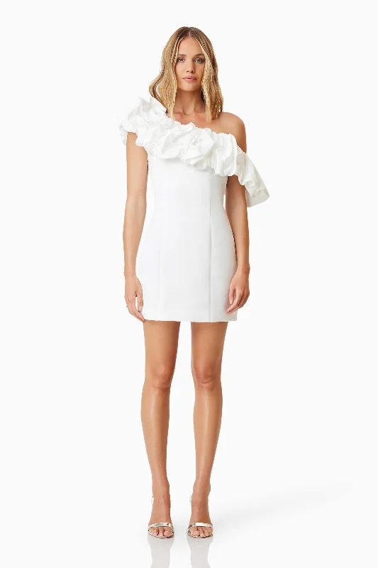 Amelie Mini Party Dress In White Tunics Occasion special