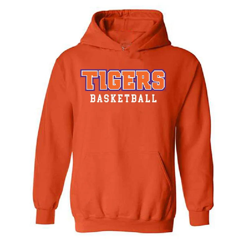 Clemson - NCAA Women's Basketball : Summah Evans - Classic Shersey Hooded Sweatshirt Hoodie with Set-In Sleeves Structured Classic Clemson - NCAA Women's Basketball : Summah Evans - Classic Shersey Hooded Sweatshirt Hoodie with Set-In Sleeves Structured Classic