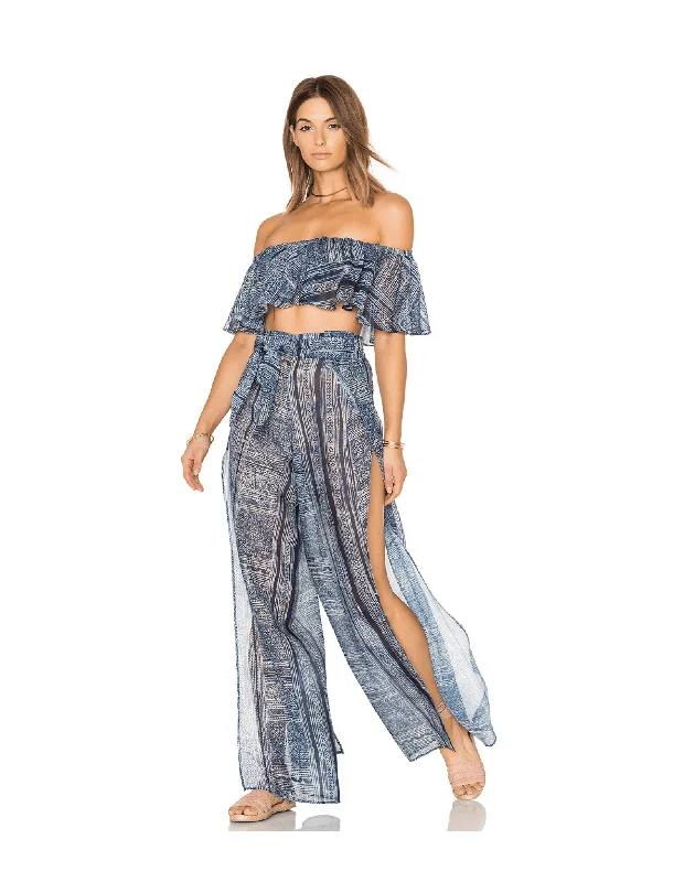 Laura Wrap Pants Chic Capri Pants