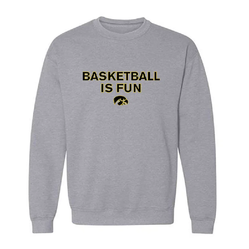 Iowa - NCAA Women's Basketball : Lucy Olsen - Classic Fashion Shersey Crewneck Sweatshirt Hoodie with Strings Custom Fit Adjustable