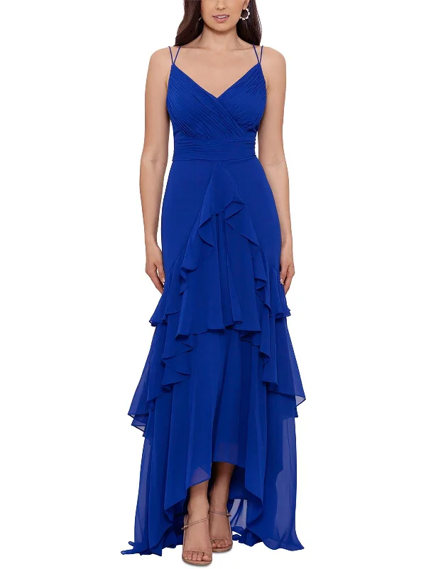 Womens Hi-Low Long Evening Dress Tunics Cozy comfortable