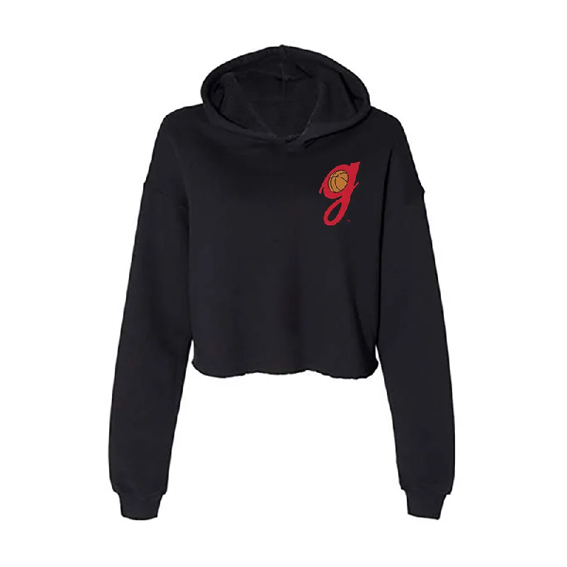 Georgia - NCAA Women's Basketball : Fatima Diakhate - Women's Crop Fleece Hoodie Hoodie with Half-Zip Sporty Casual Georgia - NCAA Women's Basketball : Fatima Diakhate - Women's Crop Fleece Hoodie Hoodie with Half-Zip Sporty Casual