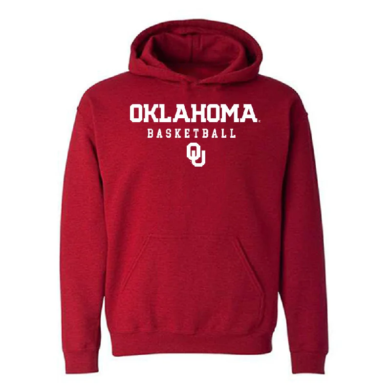 Oklahoma - NCAA Women's Basketball : Raegan Beers - Classic Shersey Hooded Sweatshirt Hoodie with Button Classic Timeless Oklahoma - NCAA Women's Basketball : Raegan Beers - Classic Shersey Hooded Sweatshirt Hoodie with Button Classic Timeless