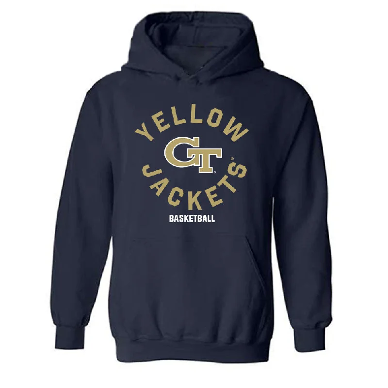 Georgia Tech - NCAA Women's Basketball : Kara Dunn - Classic Fashion Shersey Hooded Sweatshirt Cotton Hoodie Fleece Lining Warmth Georgia Tech - NCAA Women's Basketball : Kara Dunn - Classic Fashion Shersey Hooded Sweatshirt Cotton Hoodie Fleece Lining Warmth