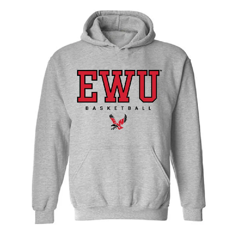 Eastern Washington - NCAA Women's Basketball : Ella Gallatin - Classic Shersey Hooded Sweatshirt Hoodie with Patch Decorative Personalized Eastern Washington - NCAA Women's Basketball : Ella Gallatin - Classic Shersey Hooded Sweatshirt Hoodie with Patch Decorative Personalized