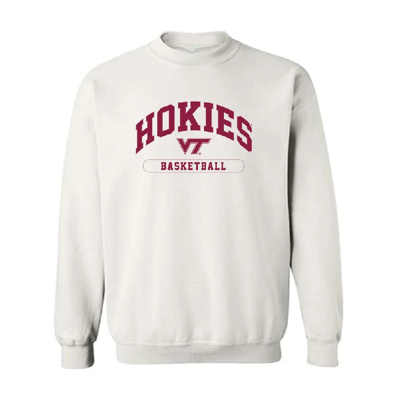 Virginia Tech - NCAA Women's Basketball : Myah Hazelton - Classic Fashion Shersey Crewneck Sweatshirt Hoodie with Hem Lace Feminine Delicate Virginia Tech - NCAA Women's Basketball : Myah Hazelton - Classic Fashion Shersey Crewneck Sweatshirt Hoodie with Hem Lace Feminine Delicate