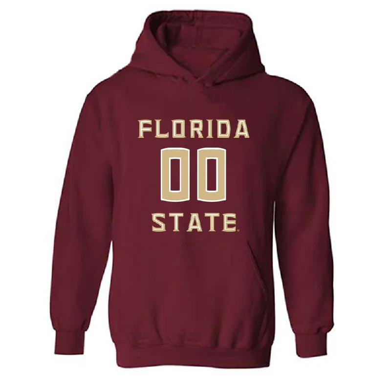 FSU - NCAA Women's Basketball : Ta'Niya Latson - Replica Shersey Hooded Sweatshirt Hoodie with Metallic Shiny Futuristic FSU - NCAA Women's Basketball : Ta'Niya Latson - Replica Shersey Hooded Sweatshirt Hoodie with Metallic Shiny Futuristic