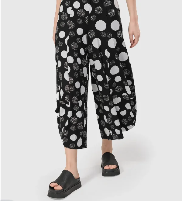 Alembika Pants - GALAXY PUNTO PANTS, CIRCLES Comfortable Denim Pants