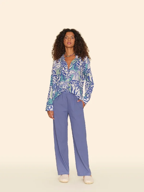 Pants X7ctp001 Piper Pant Marlin-Blue Cozy Knit Pants
