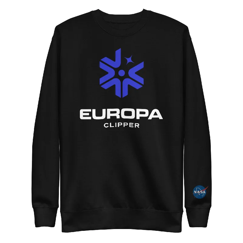Europa Clipper Unisex Premium Sweatshirt Hoodie with Color Block Contrast Stylish