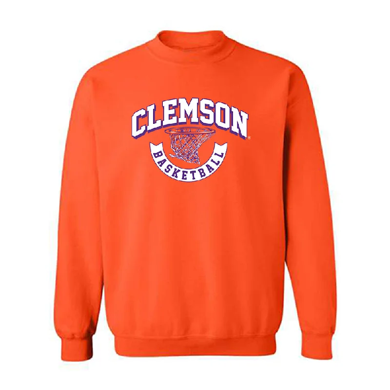Clemson - NCAA Women's Basketball : Summah Evans - Sports Shersey Crewneck Sweatshirt Hoodie with Bell Sleeves Flared Feminine Clemson - NCAA Women's Basketball : Summah Evans - Sports Shersey Crewneck Sweatshirt Hoodie with Bell Sleeves Flared Feminine