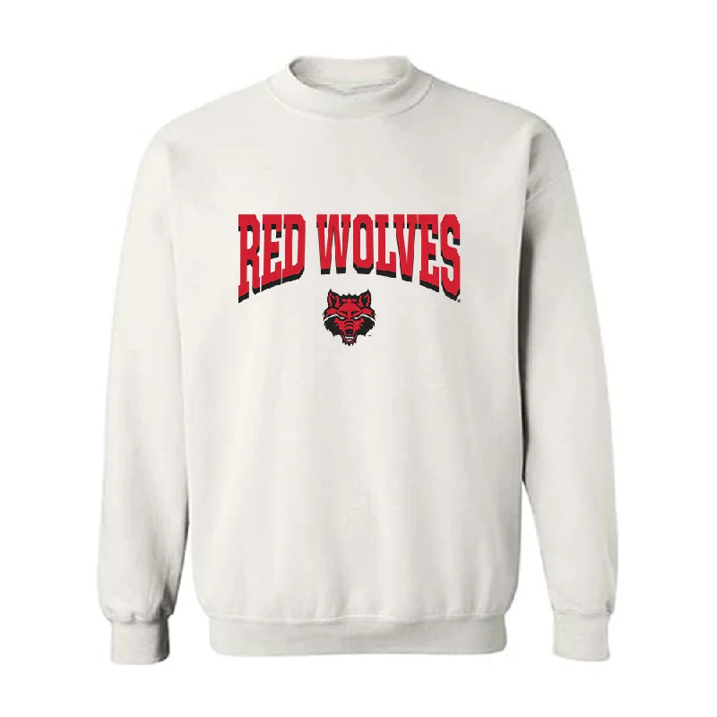 Arkansas State - NCAA Women's Basketball : Nissa Sam-Grant - Classic Shersey Crewneck Sweatshirt Hoodie with Ribbed Hem Stretchable Secure Arkansas State - NCAA Women's Basketball : Nissa Sam-Grant - Classic Shersey Crewneck Sweatshirt Hoodie with Ribbed Hem Stretchable Secure