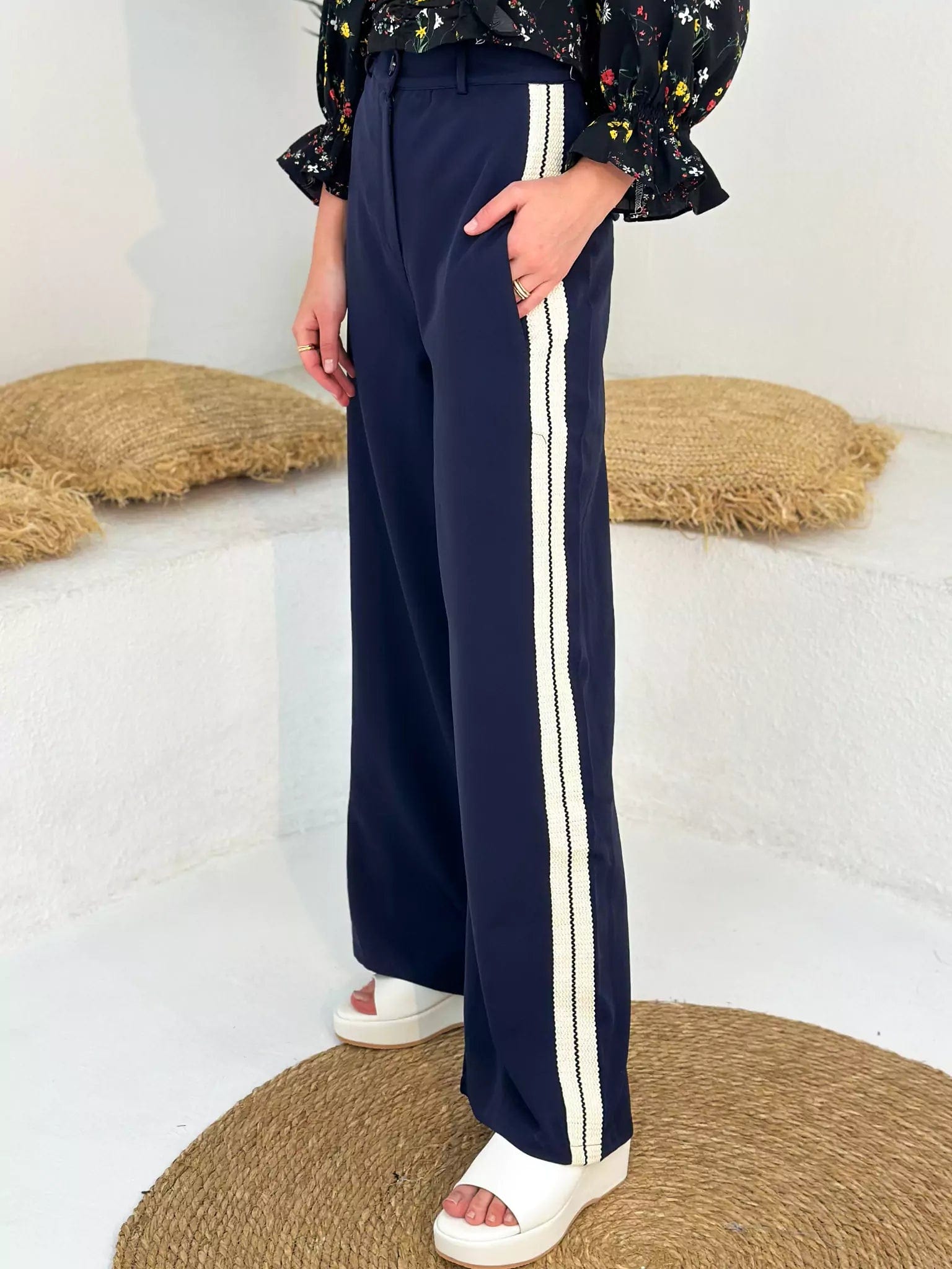 Countryside Pants - Blue Comfortable Denim Leggings
