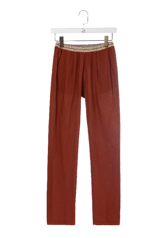 Pants Pove Cotton 25-Pecan Fashionable Track Pants