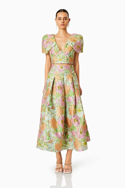 Elliatt Breeza Skirt - Multi corduroy skirt comfortable