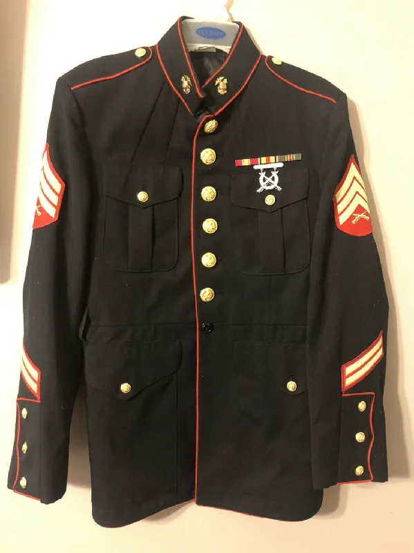 Authentic 41S USMC Dress Blue Jacket Elasticated Jacket Padded Jacket Insulated Jacket Authentic 41S USMC Dress Blue Jacket Elasticated Jacket Padded Jacket Insulated Jacket