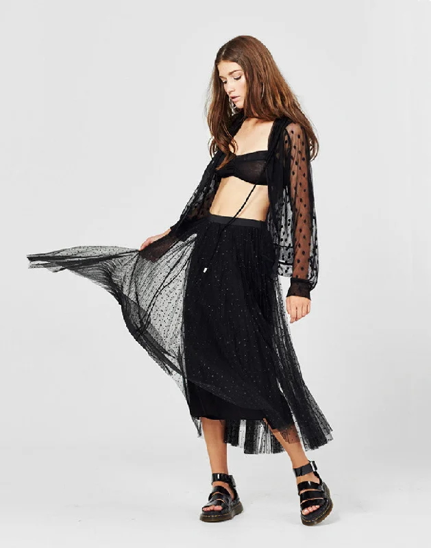Glitter And Twisted Skirt lightweight skirt design