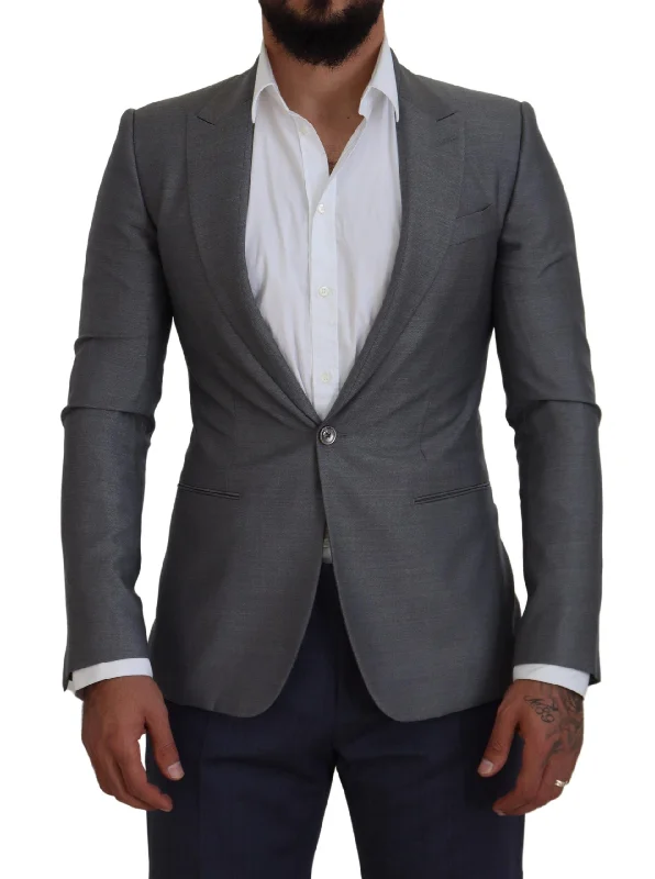 Dolce & Gabbana Elegant Sicilia Blazer Men's Jacket Toggled Jacket Drawstring Jacket Belted Jacket Dolce & Gabbana Elegant Sicilia Blazer Men's Jacket Toggled Jacket Drawstring Jacket Belted Jacket