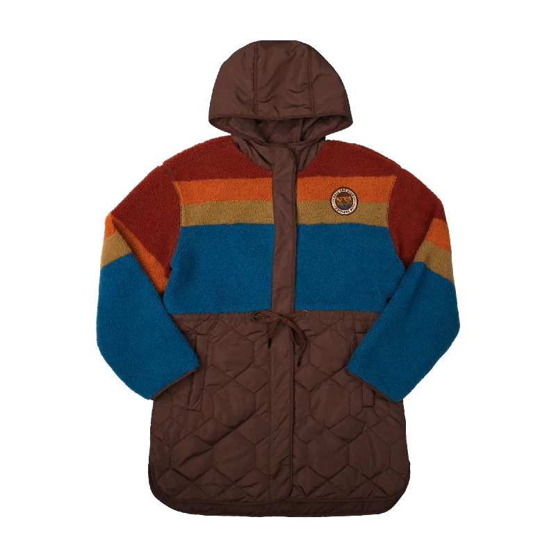 Roll The Dice Sherpa Puffer Jacket One-Shoulder Jacket Off-the-Shoulder Jacket Asymmetrical Jacket