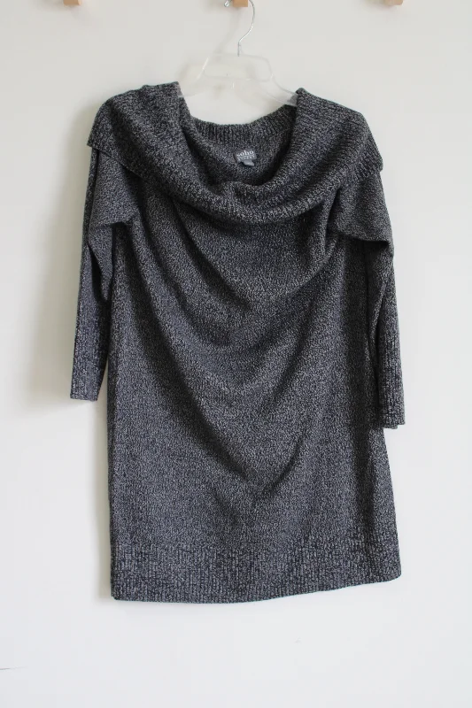 Soho Street New York & Co. Gray Knit Cowl Neck Sweater Dress | L Plaid Sweater Polka Dot Checkered Soho Street New York & Co. Gray Knit Cowl Neck Sweater Dress | L Plaid Sweater Polka Dot Checkered