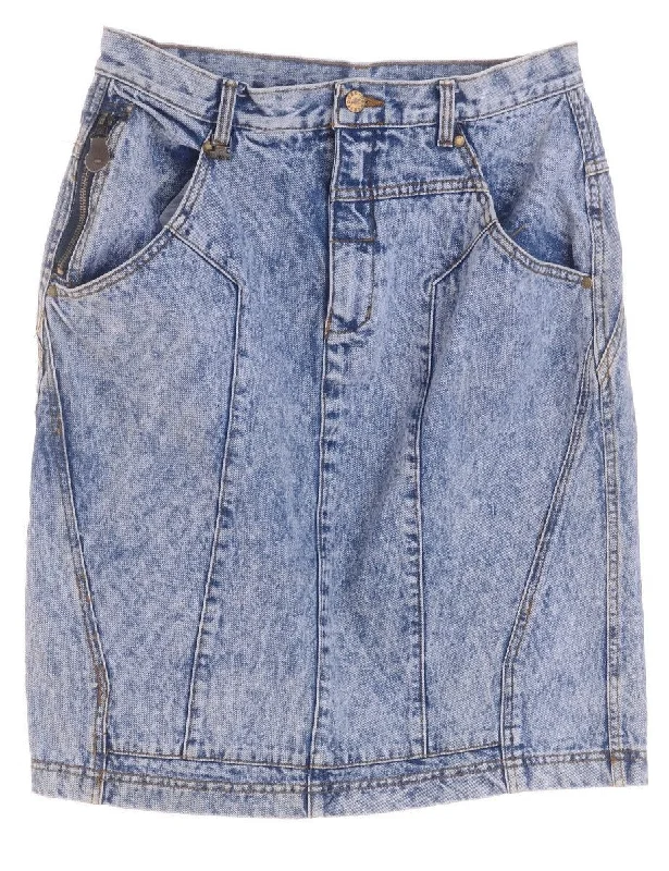 Denim Mini Skirt wool skirt sturdy