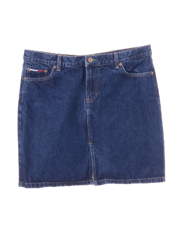 Denim Mini Skirt linen skirt relaxed
